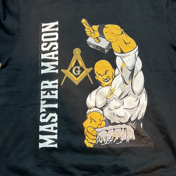 Incredible Master Mason Men's Crewneck Sweatshirt XL - Picture 2 of 4